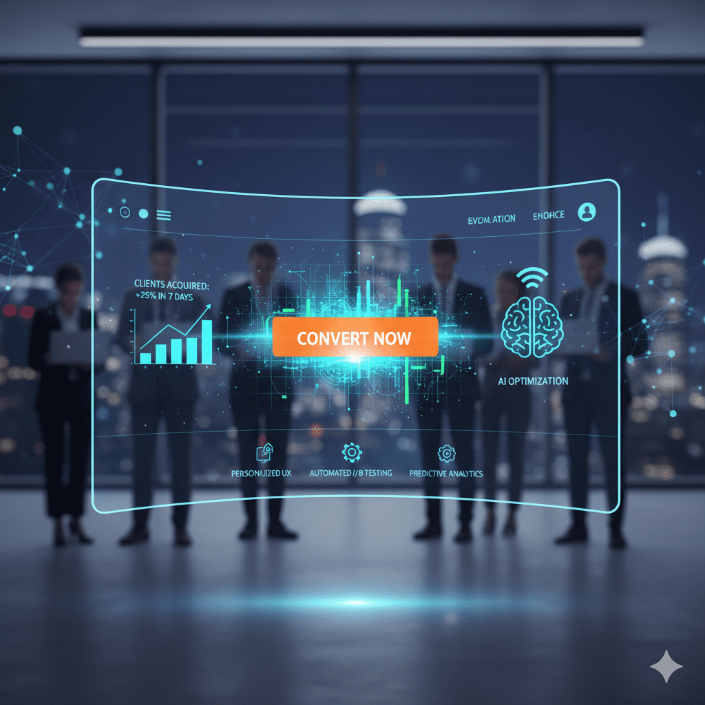 Design Web con IA que consigue clientes